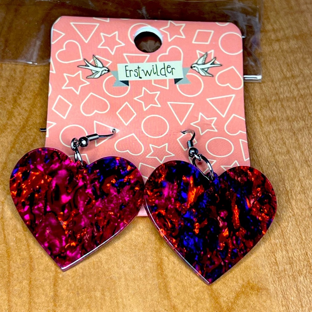 Erstwilder Care Bears Collection Heart Earrings
